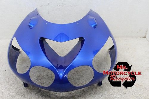 06-11 KAWASAKI NINJA ZX14 1400 OEM FRONT UPPER NOSE FAIRING SHROUD 55028-0162 H1