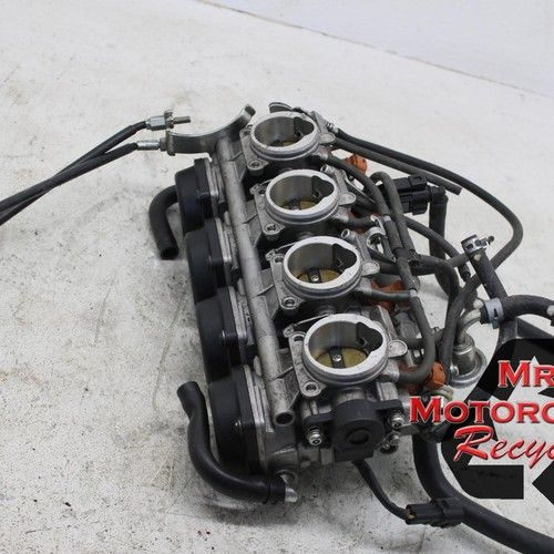 03 04   YAMAHA YZF R6 600 OEM MAIN FUEL INJECTORS / THROTTLE BODIES  5SL  i3