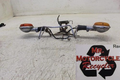 1995 YAMAHA VIRAGO 535 CHROME OEM FRONT TURN SIGNAL MOUNT BRACKET C1D