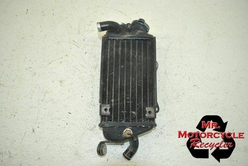 94  KAWASAKI KLX 250 RIGHT RADIATOR FACTORY KLX250 COOLING SYSTEM FILL SIDE c12