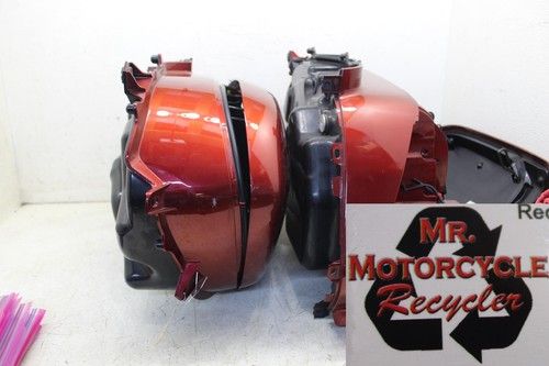 01 FOR HONDA GL 1800 GL1800 OEM HARD CARGO LUGGAGE SADDLEBAGS BAGS  A1