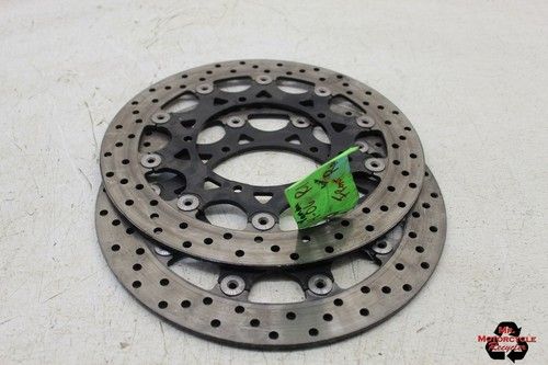 2004 YAMAHA YZF R1 OEM FRONT LEFT RIGHT BRAKE ROTORS DISCS D47D