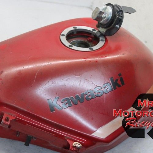 08-12 KAWASAKI NINJA 250R EX250 250 OEM RED GAS TANK FUEL CELL NO RUST T44