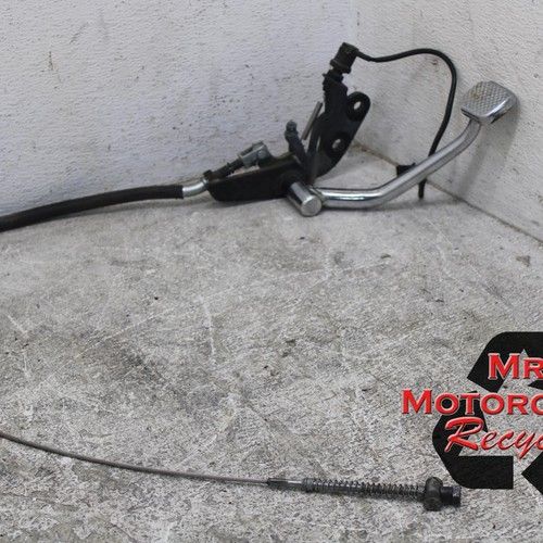 95-18 YAMAHA VIRAGO 250 XV250 OEM RIGHT DRIVER BRAKE FOOT PEDAL CABLE 2UJ  L9