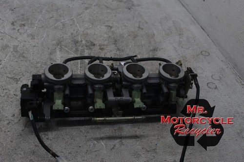 07 08 KAWASAKI NINJA ZX6R ZX636 OEM MAIN FUEL INJECTORS / THROTTLE BODIES B7D