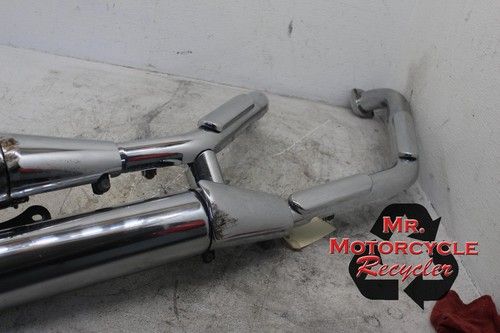 06-09 SUZUKI BOULEVARD VL800 C50  EXHAUST HEADERS PIPES q