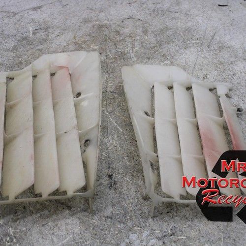 05-17 HONDA CRF450X CRF 450 CRF450 OEM RADIATOR GUARD SHIELD LOUVER VENT b49