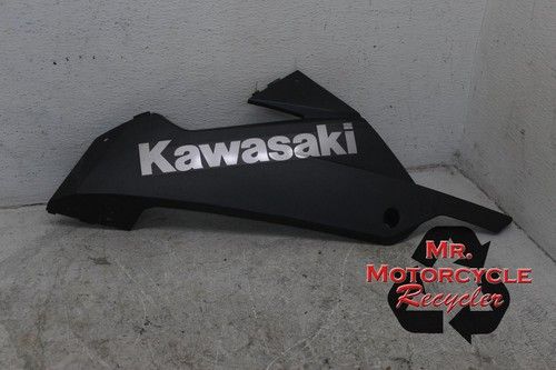 13-17 KAWASAKI NINJA EX300 EX 300 OEM LEFT LOWER BOTTOM BELLY SIDE FAIRING A10