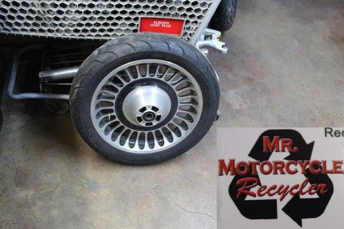 09 HARLEY-DAVIDSON ELECTRA GLIDE OEM FRONT WHEEL RIM W TIRE W19