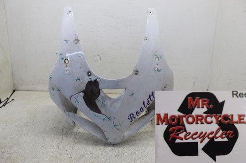 04-05 HONDA CBR 600RR OEM PLASTIC FRONT NOSE CENTER COWL FAIRING B29D