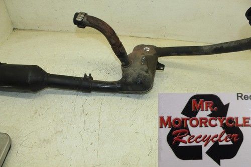 89 HONDA INTERCEPTOR VTR 250 OEM FULL EXHAUST SYSTEM HEADERS PIPE MUFFLER A18D