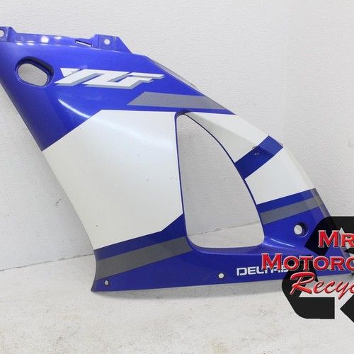 00-02 YAMAHA YZF R1 OEM LEFT LOWER MID UPPER SIDE FAIRING COWL i4