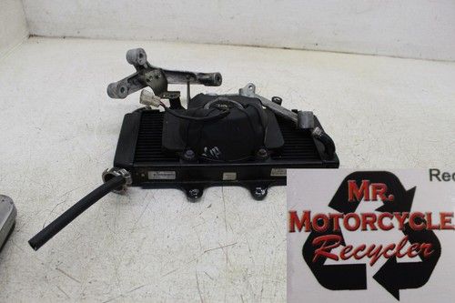 2016 KTM 390 RC OEM ENGINE RADIATOR W BRACKETS & FAN & HOSES H7