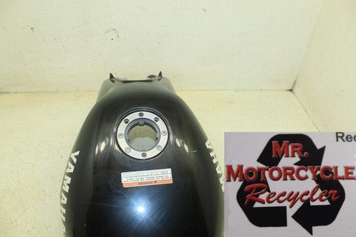 1999 YAMAHA FZR600R BLACK OEM PLASTIC GAS TANK FUEL CELL COVER FAIRING B43D