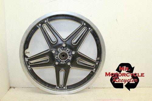 95 HONDA NIGHTHAWK CB650 OEM FRONT WHEEL RIM TIRE B13d