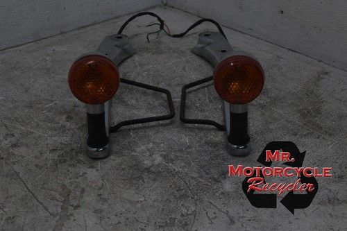 00-07 HONDA SHADOW SPIRIT VT1100 1100 OEM REAR FENDER GRAB RAILS BLINKERS C17