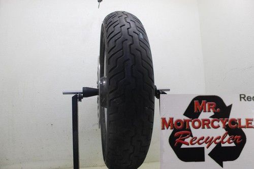 2000 HARLEY-DAVIDSON ELECTRA GLIDE CHROME OEM FRONT WHEEL RIM W TIRE W8