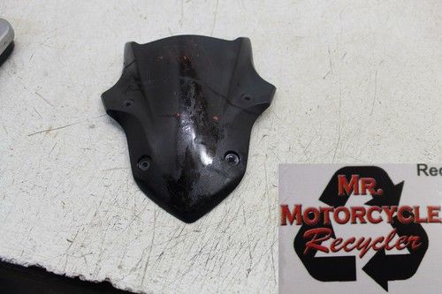 17-19 KAWASAKI Z900 ZR900 AJF BLACK OEM FRONT WINDSHIELD FAIRING  E1