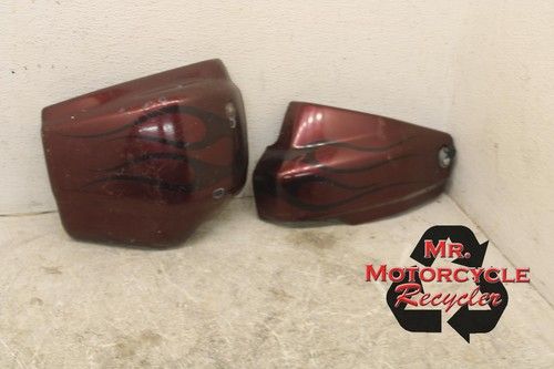 99-09 YAMAHA VSTAR CLASSIC XVS1100 XVS 1100 OEM LEFT RIGHT SIDE COVERS SET C22
