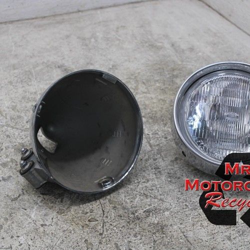 98-04 YAMAHA V STAR 650 XVS650 OEM HEADLIGHT CASE HOUSING BUCKET WITH LIGHT i2