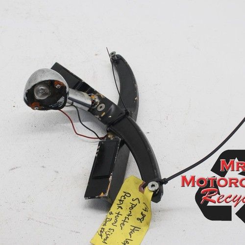 1988 HARLEY-DAVIDSON SPORTSTER 1200 OEM REAR BACK TURN SIGNAL BAR MOUNT BRACKET