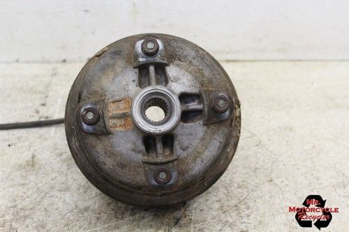 1988 KAWASAKI BAYOU 220 OEM REAR BACK BRAKE DRUM ASSEMBLY I5