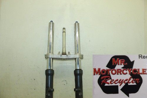 01 KAWASAKI NINJA ZX6R OEM FRONT FORKS SHOCK SUSPENSION SET PAIR O5