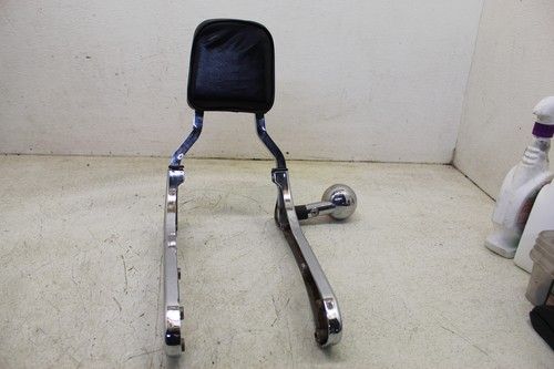 2007 SUZUKI SAVAGE 650 CHROME LEATHER OEM BACK REST  D17D