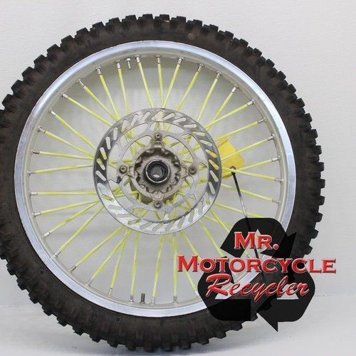 05 06 07 SUZUKI RMZ450 RMZ 450 OEM FRONT WHEEL RIM HUB SPOKES BRAKE ROTOR C17X