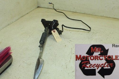 03 YAMAHA V STAR 650 CHROME OEM KICKSTAND SIDE KICK STAND W SPRING & SWITCH A3