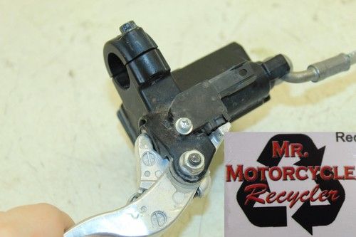 14 BMW C600 SPORT BRAKE MASTER CYLINDER LEVER & LINE W RESERVOIR LEFT G3