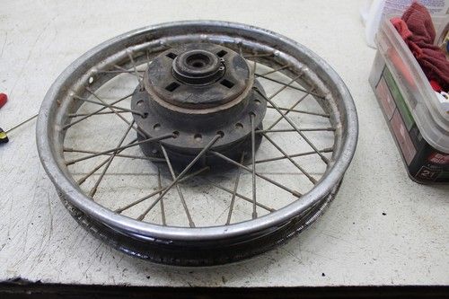 1982 HONDA XR 80 OEM REAR BACK WHEEL RIM T-41