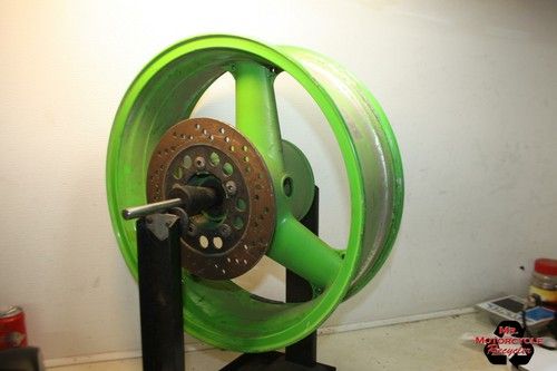 1996 KAWASAKI NINJA ZX6 ZX600E OEM STRAIGHT REAR WHEEL BACK RIM W74