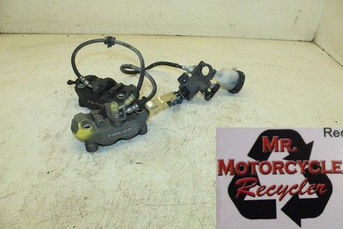 08 SUZUKI GSXR 600 GSXR OEM RIGHT LEFT FRONT BRAKE TOTIKO CALIPERS SET  ASSY  C4