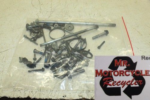 01 SUZUKI GSXR600 600 GSXR OEM MISC. BOLTS SCREWS SET C27D