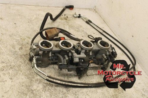 08 11 KAWASAKI ZG1400 1400 CONCOURS 14 OEM MAIN FUEL INJECTORS THROTTLE BODY D47