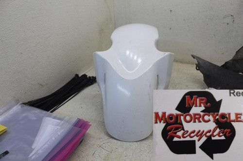 2013 HONDA CBR500R OEM WHITE FRONT WHEEL FENDER COWL FAIRING C37X