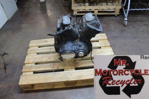 09-14 YAMAHA VSTAR 950 VSTAR950 ENGINE MOTOR TRANSMISSION CRANK CASES HEAD L1