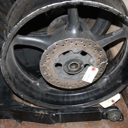 2003 YAMAHA YZF R6 OEM SPRAY PAINTED REAR WHEEL BACK RIM W TIRE W22