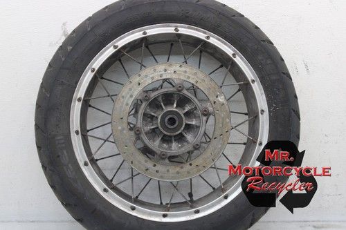 01-04 APRILIA CAPONORD ETV1000 ETV 1000 OEM straight REAR WHEEL RIM w51