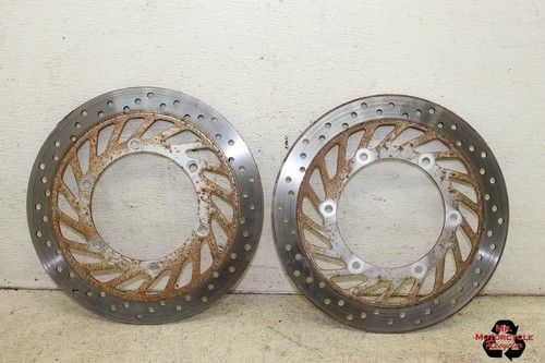 1998 HONDA ST1100 FRONT LEFT RIGHT BRAKE ROTORS DISCS A2